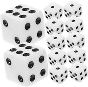 Vaguelly 100pcs Game Dice Lightweight Dice for Parties Board Games and Fun Gatherings Rounded Corners for Comfortable Play and