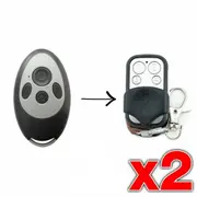 2 x Garage/Gate Remote SKR433-1 SKRJ433 Replacement to suit Gryphon Stealth TM60
