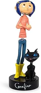 Coraline with Cat PVC Bobble Figure | 6.5 Inches Tall