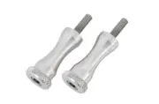 Motone Triumph Quick Release Seat Bolts Thruxton Bonneville Scrambler Silver