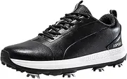[SDEQA] Men's Spikes Golf Shoes Waterproof Professional Golf Sneakers Training Plus Size Comfortable Lightweight