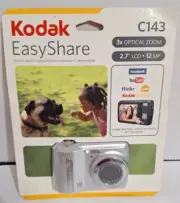 Kodak EasyShare C143 Compact Digital Camera 12.0MP Silver New Sealed