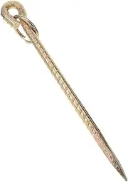 HANABASS Heavy Duty Garden Stake for Dog Tie Out Cable Weather Resistant Metal Anchor for Cattle Horses Versatile Ground Fixing for Outdoor Use Fade Resistant Spiral Stake