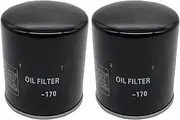 Oil Filter for L1200X FORTY-EIGHT 2010-2014 XL1200V SEVENTY-TWO 2012-2014 XL1200C SPORTSTER CUSTOM 1996-2014(2 PC)