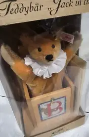 Steiff Club Teddy Bear Jack IN The Box 037818, one of only 3k made