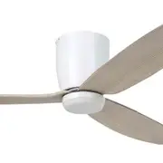Eglo Seacliff 52" DC 3 Blade Low Profile Ceiling Fan & 12W LED Tri Colour Light