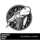 TURTLE STICKER DECAL FOR CAR , FRIDGE, WINDOW, LAPTOP