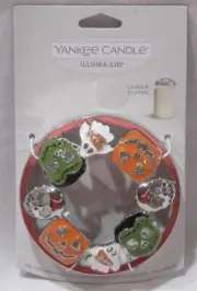 Yankee Candle Illuma-Lid Candle Jar Topper J/T Halloween BACK TO BASICS pumpkin