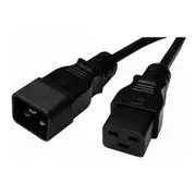 8Ware Power Extension Cable Lead 2m 15A IEC-C19 to IEC-C20 Male to Female for UPS PDU PC Servers Rack-mount Power Distribution Units