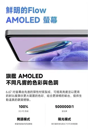 小米 紅米Redmi Note 12 Pro+ 5G(8G/256G) 6.67吋全新機(贈玻璃貼) (5.5折)