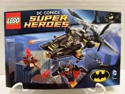 2014 LEGO Batman Man-Bat Attack (76011) INSTRUCTION MANUAL ONLY DC Comics Gothom
