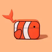 Compatible with Airpods Case, Silicone 3D Cute Animal Penguin Chicken Duck Reindeer Piggy Fun Cartoon Character Airpod Cover, Kawaii Funny Fashion Cool Design Skin (AirPods Pro, Clownfish)