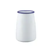 Falcon Enamel Utensil Holder White/Blue Rim