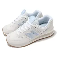 在飛比找PChome24h購物優惠-New Balance 紐巴倫 休閒鞋 574 女鞋 鏡灰 