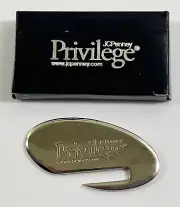 Vintage JC PENNY ~ PRIVILEGE LOYAL MEMBER SILVER TONE LETTER OPENER