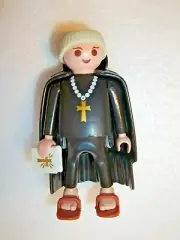 Playmobil,MONK WITH HOODED CLOAK, PRAYER BOOK,Castle,Medieval Times