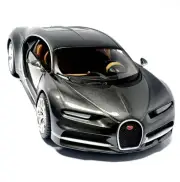 Eleganti BUGATTI CHIRON 1:24 Diecast Titanium Car Norev Collectibles
