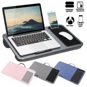 Multi Functional Lap/Cushion Table Desk Station w/ Mouse Pad Stable Comfortable