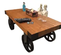 在飛比找Yahoo!奇摩拍賣優惠-HomeDecor鄉工所 工業風家具 輪子 茶几 長桌 桌子