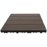 Decking Tiles Outdoor Plastic Wood Splicing Floor Long-lasting