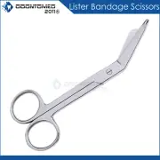 Lister Bandage Scissors 4.5" Nursing First Aid Trauma Surgical Pure Stainless
