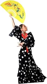 Cabilock Classic Chinese Pattern Hand Fans Plastic Fan Hand Held Fan Martial Art Hand Fans Dancing Fans for Summer