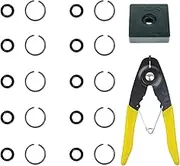 1/2" Impact Wrench Socket Retainer Retaining Ring with O-Ring Mac IR - 10 Sets. Anvil Retaining Ring Install Tool Included