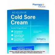 Pharmacy Choice Aciclovir Cold Sore Cream 5g