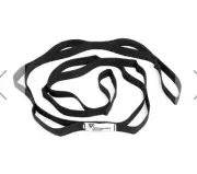 Performance Health Stretch Strap 74” X 1”Black Yoga Physical Therapy 10 Loop