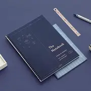 ''Iconic'' Series B5 Spring Grid Notebook - (M) Mint Green - One Size