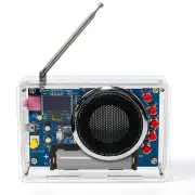 OLED Display Radio Kit 87-108MHz with 18650 Rechargeable Battery Advanced RDA5807 Module Automatic Station Search High S