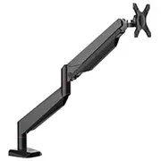 Loctek Premium Mount, 24"-34" Single Ergonomic Gas Spring Monitor Stand - VESA 75 & 100mm - Max Load 6-15KG -Swivel 360deg - Tilt +90 -50deg - Fits For Gaming Monitor - 5 Years Warranty [DLB511L]