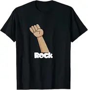 [X.Style] Rock Paper Scissors Group Matching Costume Christmas Boy Kid ds1649 T-Shirt (L) Black