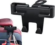 Car Headrest Hook Phone Holder | Headrest Purse Hanger Organizer Rack | Auto Seat Hook Hangers for Grocery Bag, Umbrella, Coat, Handbag, Cloth