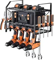 Tool Organizer Holder - Garage Tool Organizer, Power Tool Holder | Power Tool Organizer Drill Charging Station Electric Drill Tool Heavy Duty Drill Holder, Power Tool Organizer Tool Storage Rack