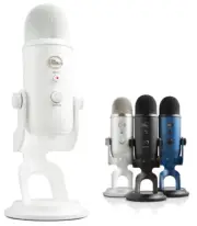 Blue Yeti USB Plug & Play Condenser Mic for Recording and Streaming on PC & Mac