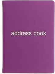 Letts Of London Dazzle A6 Address Book, Purple