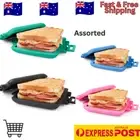 Microwave Toastie Maker Easy Use Toaster Multi Colours Pink Black Assorted*