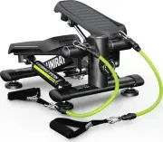 Steppers For Exercise At Home, Mini Stepper With Resistance Bands, Stair Stepper