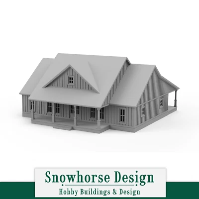 Ranch House | Countryside Collection (HO Scale 1:87)