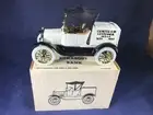 U2-18 ERTL 1:25 SCALE DIE CAST BANK - 1918 RUNABOUT -1991 CHARTER OAK CENTENNIAL