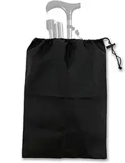 Folding Cane Storage Bag, Walking Sticks Organizer Pouch Travel Case for Elderly Disabled, Easy Carry, 14" L (Not Include Cane)
