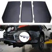 For Honda Civic Sport Rear Diffuser 4-Fins Bumper Lip Splitter Spoiler Body Kit (for: Honda Civic)