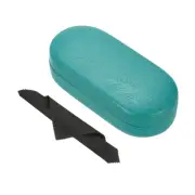 Hard Shell Eyeglasses Case, Large Glasses Case, Lake Blue