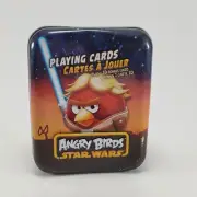 ANGRY BIRDS STAR WARS Light Saber PLAYING CARDS IN COLLECTIBLE TIN Plus 3D BONUS
