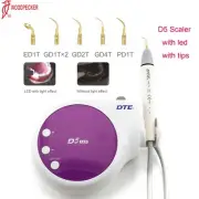 Original Woodpecker DTE D5 LED Dental Ultrasonic Piezo Scaler Handpiece Purple
