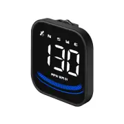 USB Car GPS HUD Display Speedometer Meter w/Compass Speed Alarm MPH KM/h Guage (for: BMW)