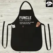 Funcle Apron Funny Uncle Definition Apron Fathers Day Christmas Birthday Gift