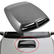 Carbon Fiber Universal Decor Air Flow Intake Hood Scoop Vent Bonnet Cover