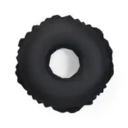 Garden Glory Cotton Couture Canvas Pool Float Ring Raft Round 110cm Black